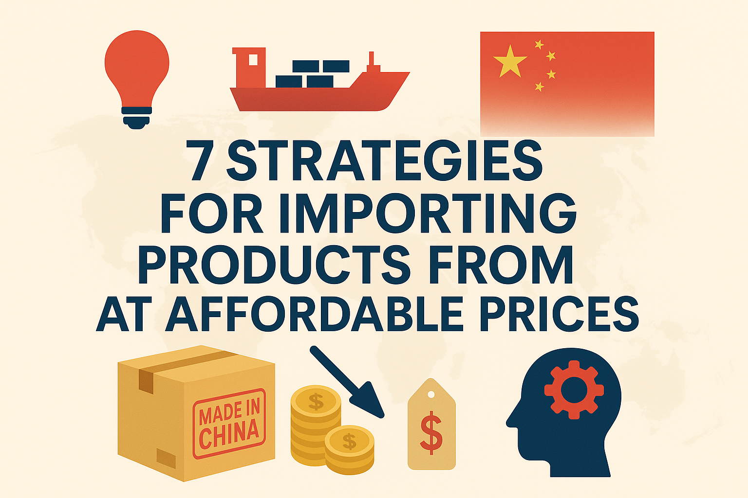 7 strategies for importing products from China at affordable prices